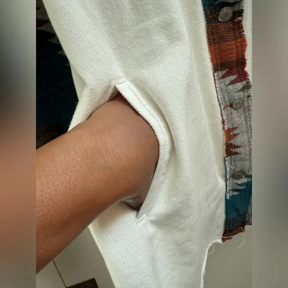 NWOT OVERSIZED Multicolor Aztec Pattern Shaket- so cute!! - Picture 7 of 15